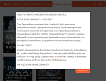 Tablet Screenshot of nf.pl